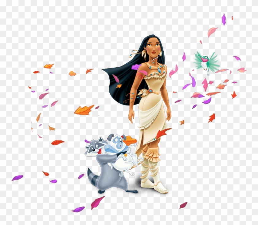 768 X 691 13 - Pocahontas Disney Png Clipart