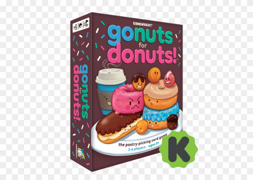 Gnfd001ksd-front - Gonuts For Donuts Gamewright Clipart #849671
