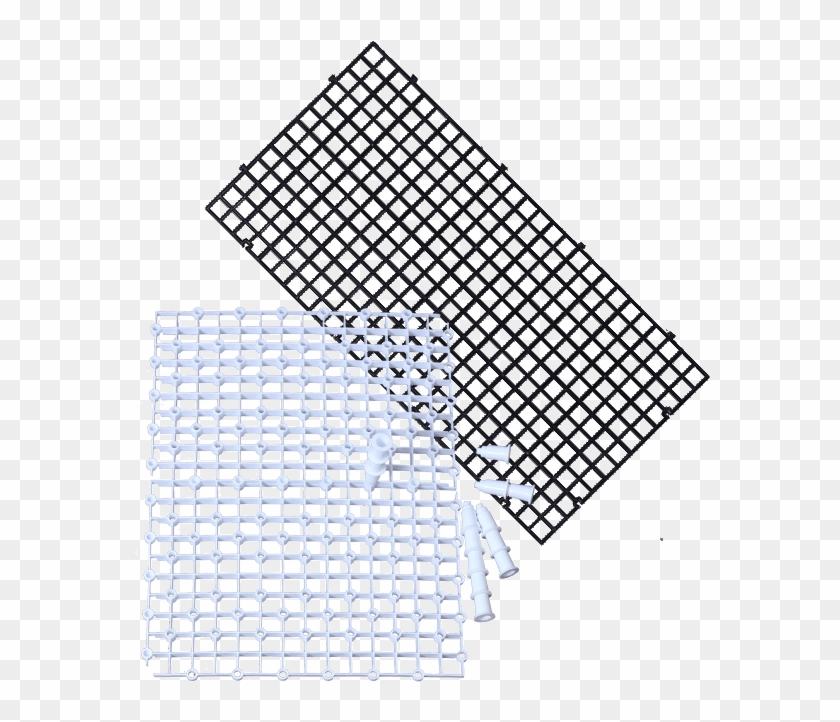 Color Classification, White Grid Plate 30*15cm Translucent - Paper Clipart #849735