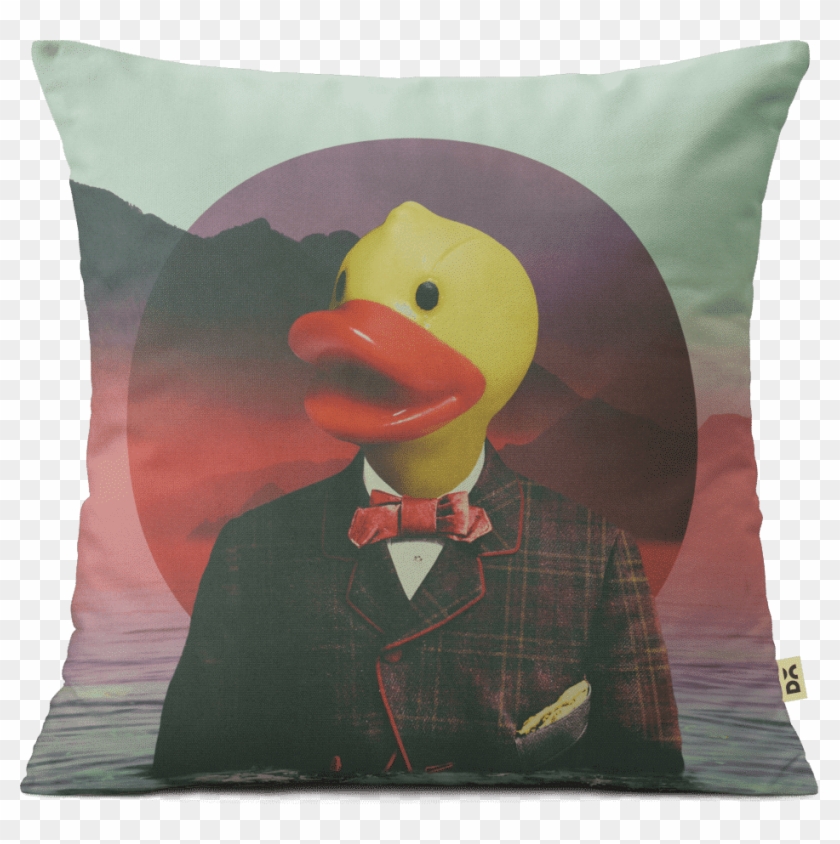 Dailyobjects Rubber Ducky Pill 12" Cushion Cover With - Rubber Duck Clipart #849834