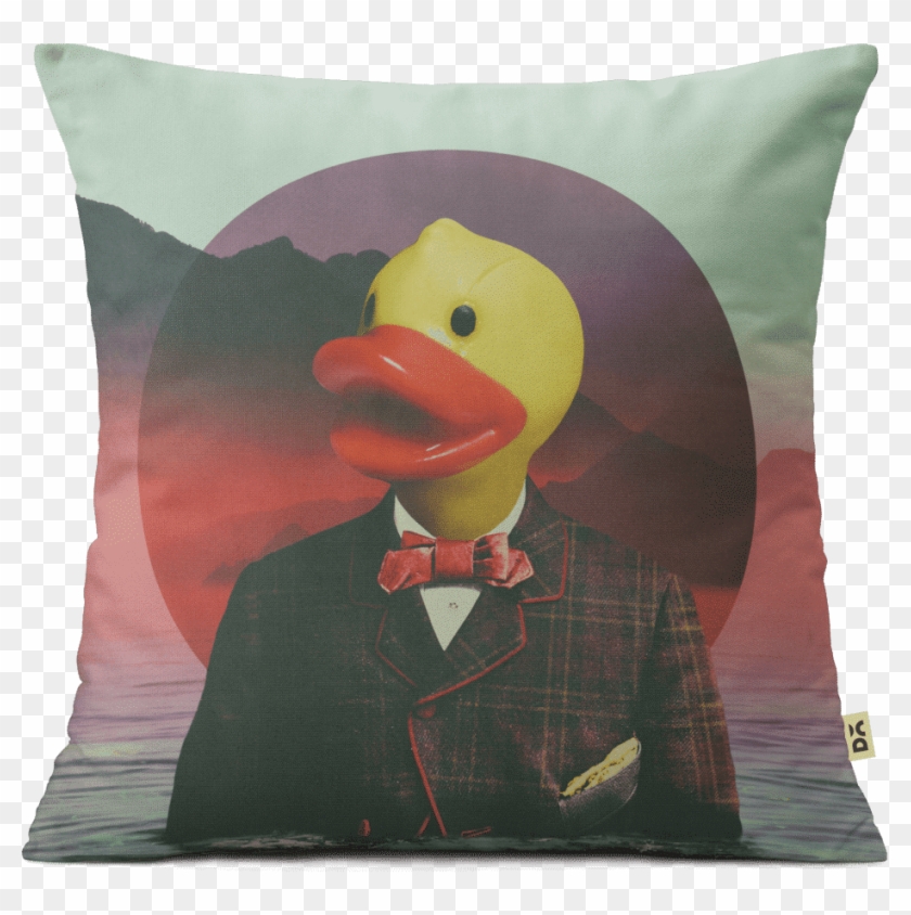 Dailyobjects Rubber Ducky Pill 12" Cushion Cover With - Rubber Duck Clipart