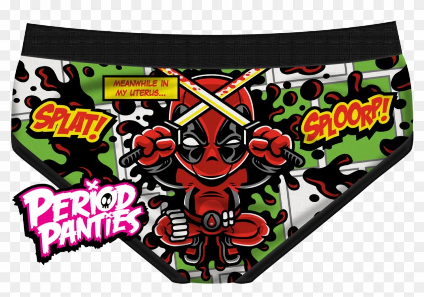 Red Pool Period Pants Clipart #849900