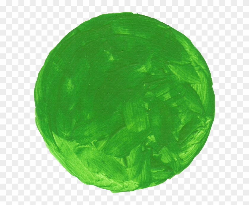 Free Download - Green Paint Circle Png Clipart