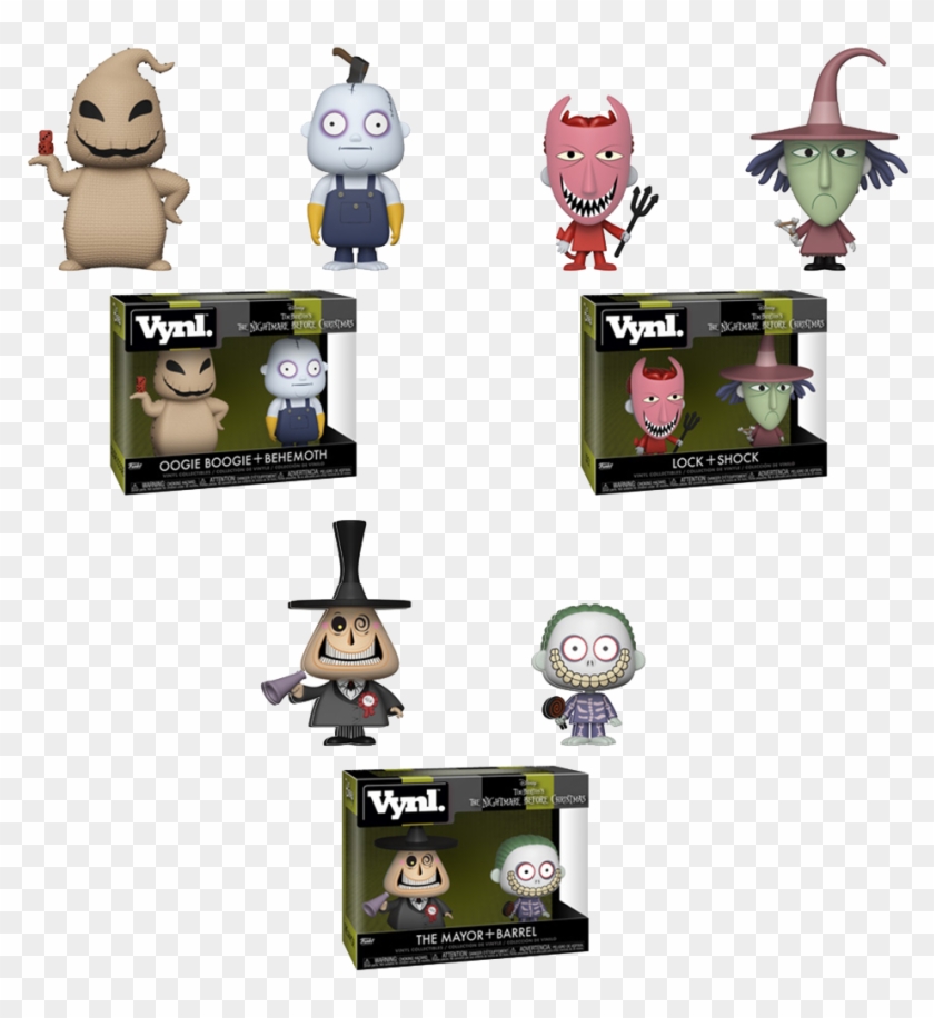 The Nightmare Before Christmas Funko Vynl Complete - Nightmare Before Christmas Lock And Shock Clipart