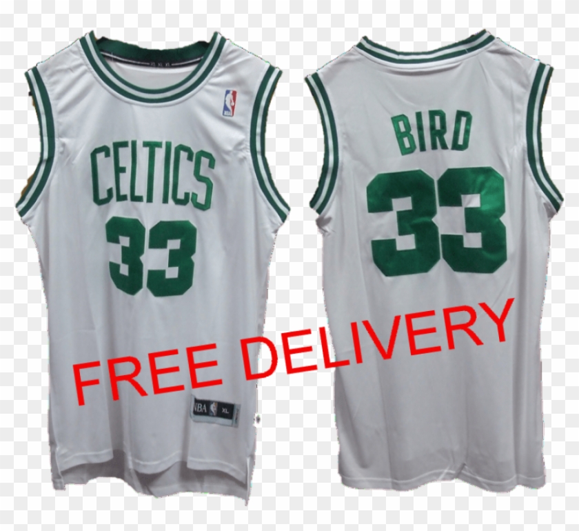 Free Png Download Nba Boston Celtics Larry Bird Hardwood - Boston Celtics Jersey Clipart #850334
