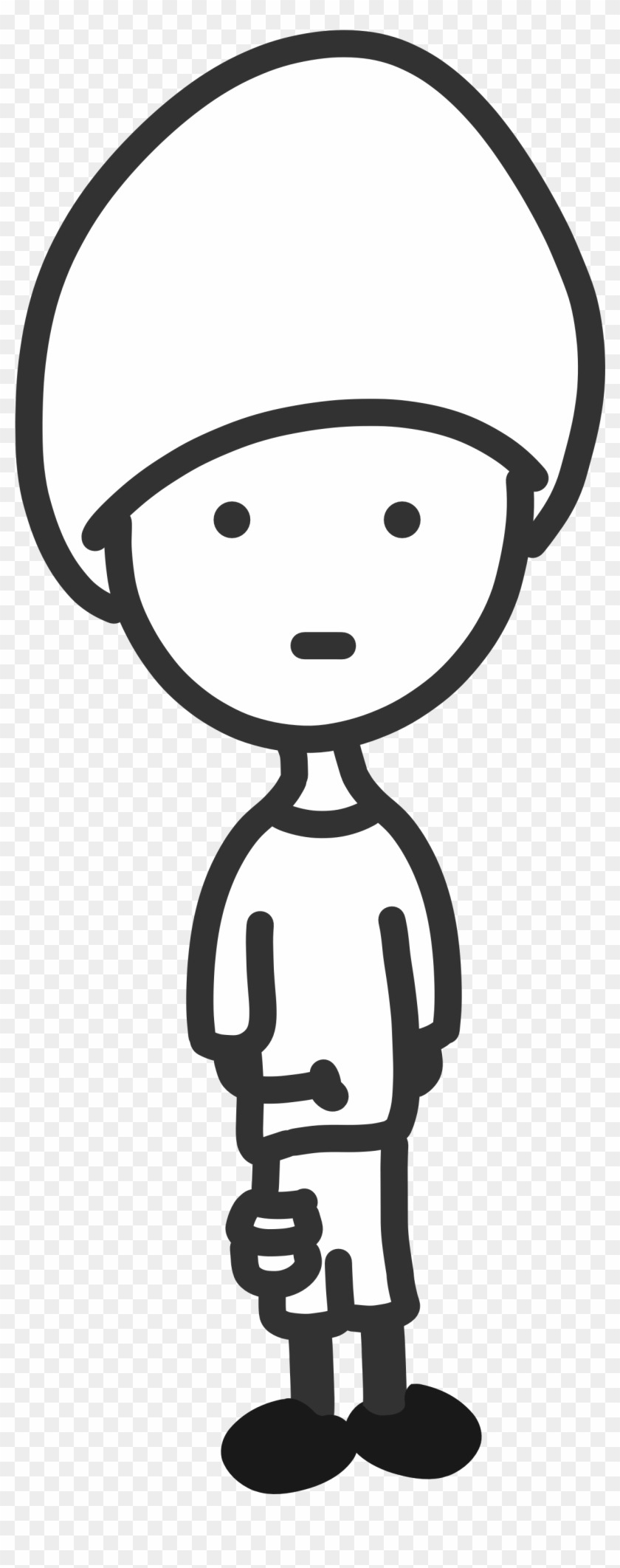 Free Black Boy Picture Download Clip Art - Black White Cartoon Boy Png Transparent Png
