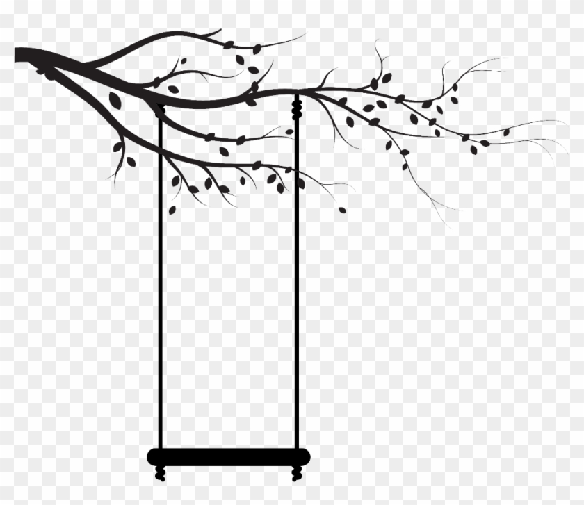 Ftestickers Sticker - Balanço Silhueta Png Clipart