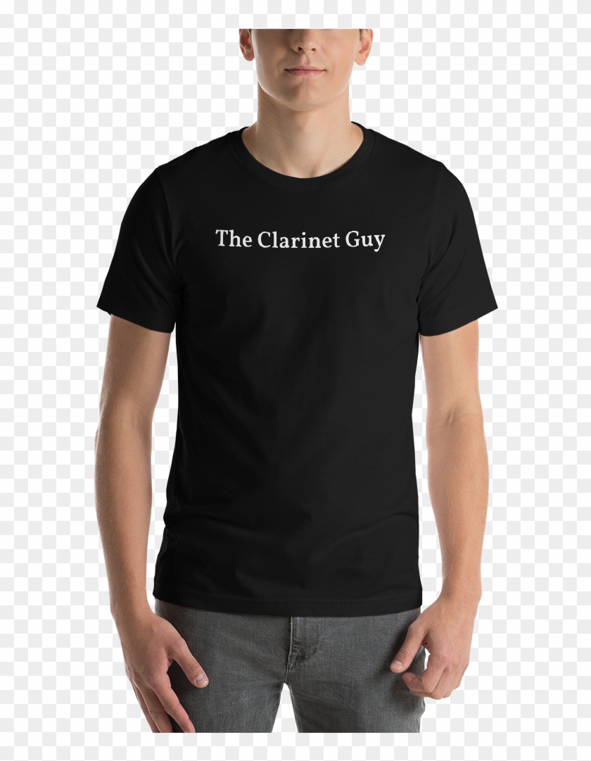 The Clarinet Guy Shirt Mockup Front Mens Black - Under Armour Training Shirt Clipart