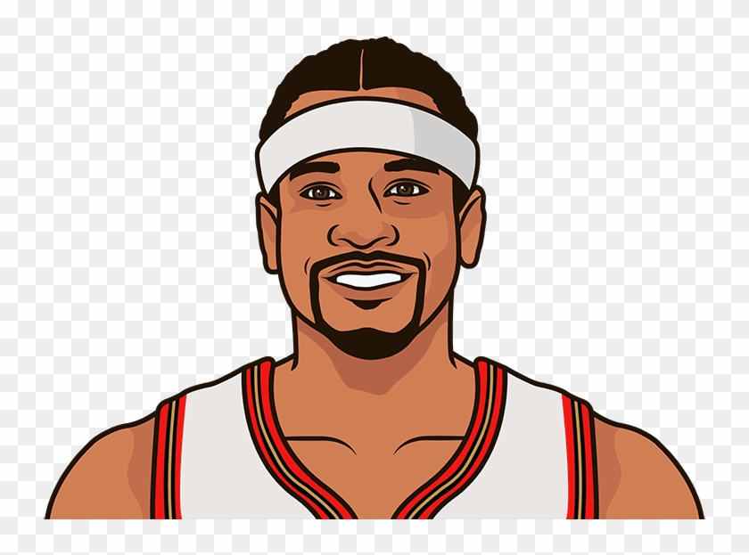 Allen Iverson Png - Russell Westbrook Cartoon Png Clipart #851068
