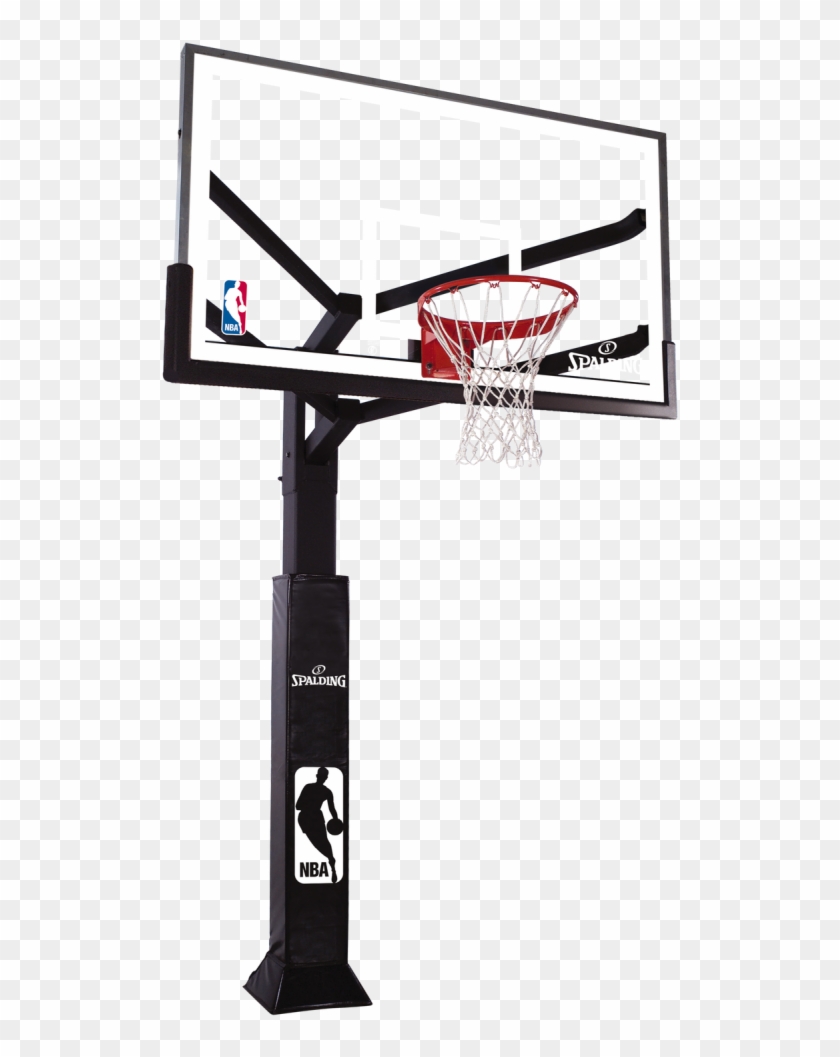 Nba Basketball Hoop Png - Spalding Nba Gold Inground Basketball System Clipart #851125