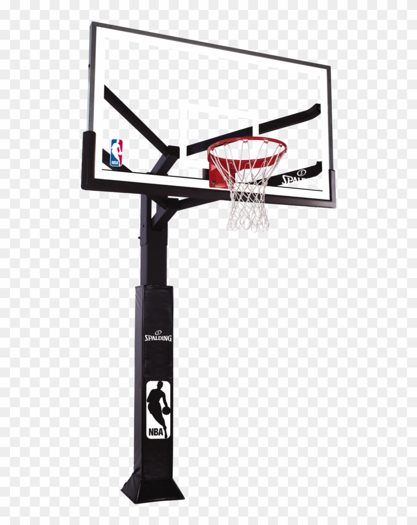 Nba Basketball Hoop Png - Spalding Nba Gold Inground Basketball System Clipart