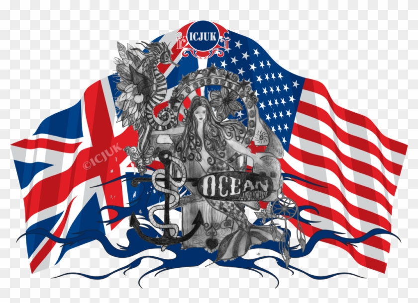 Original Artwork By Claire Jane Can Not Be Found In - American Flag Clipart #851217