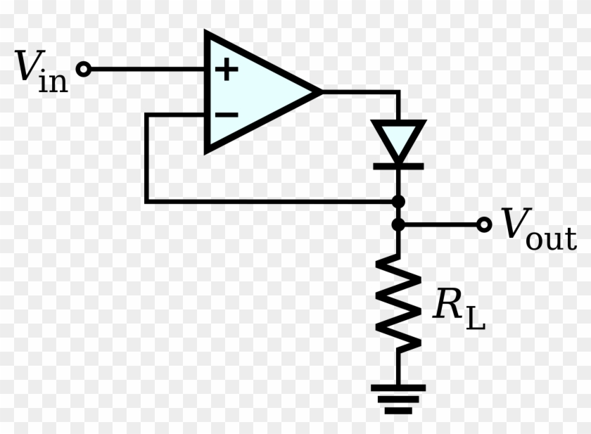 Component Half Wave Rectifiers Matlab Rectifier Op - Non Inverting Op Amp With Capacitor Clipart #851219