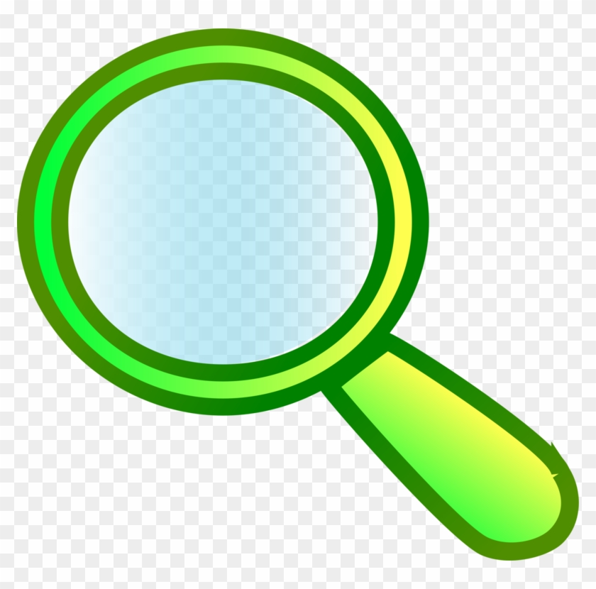 Magnifying Glass Computer Icons Download Lens - Magnifying Glass Green Vector Clipart #851532