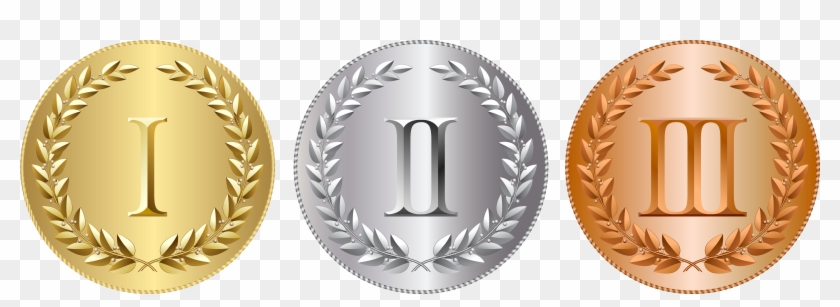 Gold Silver Bronze Medal Png Clipart