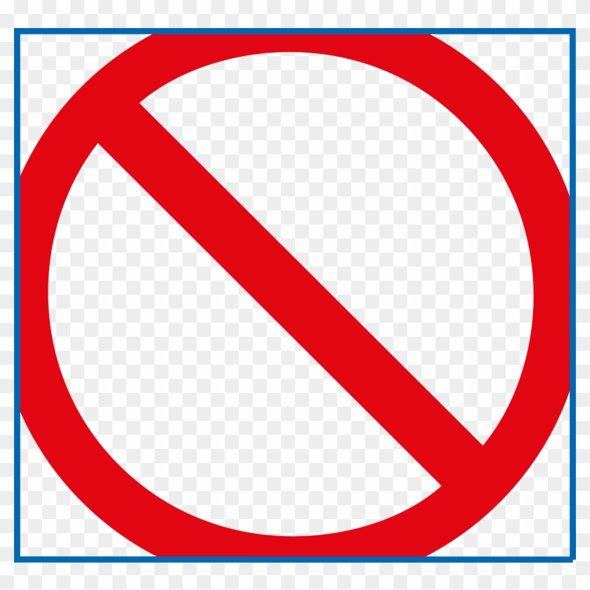 Warning Sign Png - Prohibition Sign Uk Clipart #851708