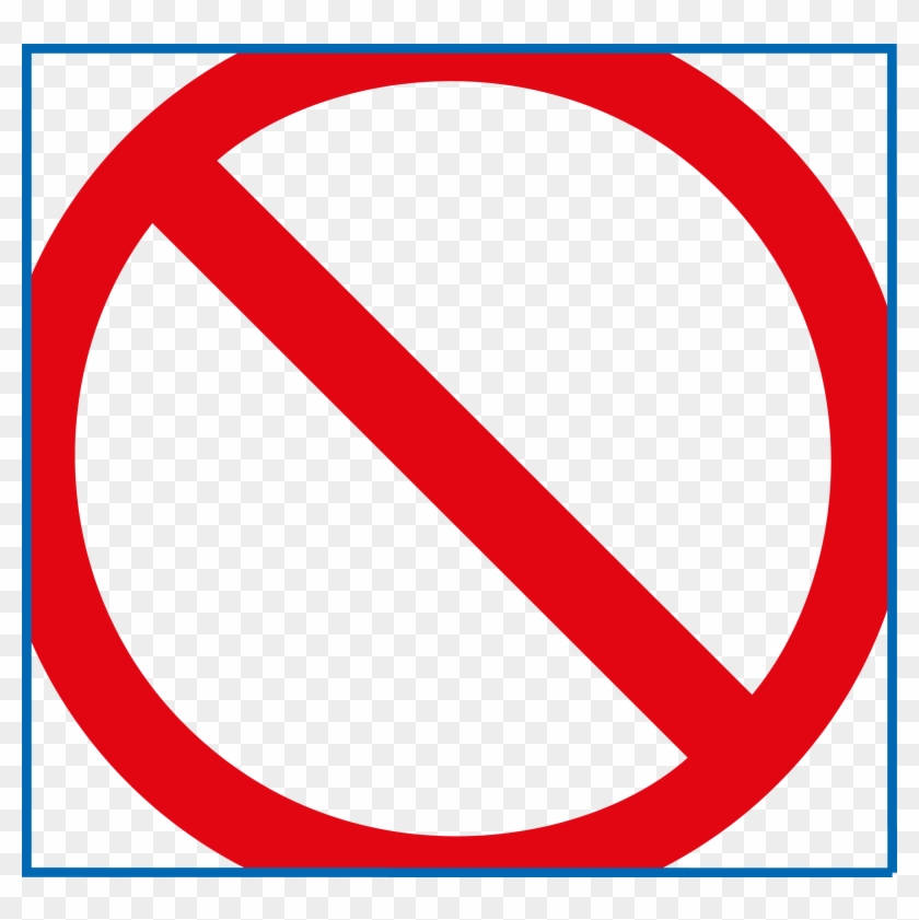 Warning Sign Png - Prohibition Sign Uk Clipart