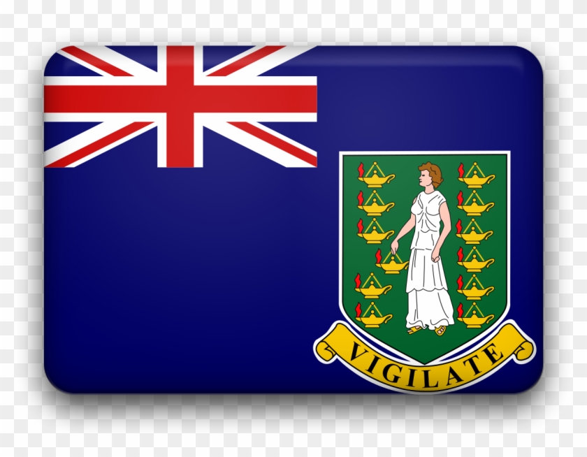 Flag Of The British Virgin Islands - National Flag Of The British Virgin Islands Clipart #851796