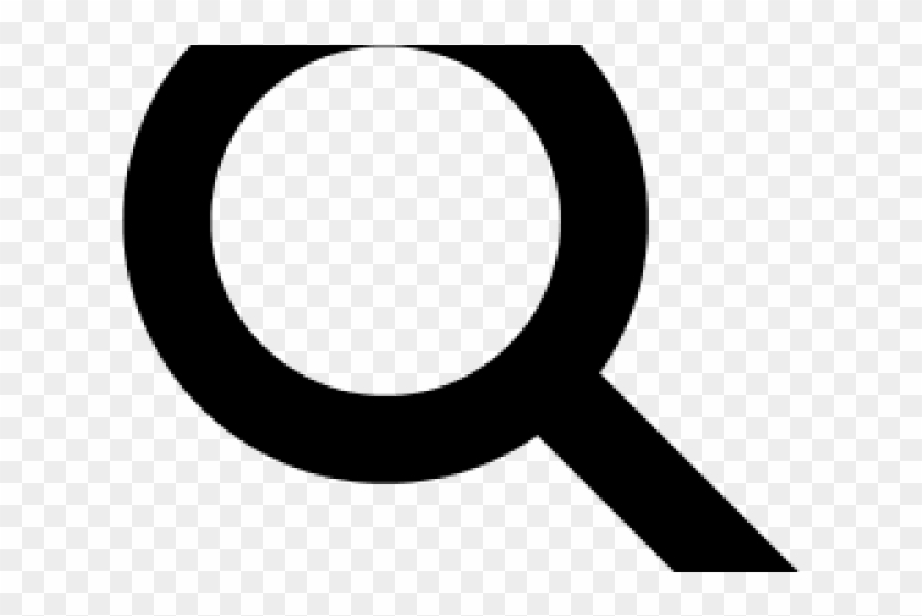 Search Icon Magnifying Glass - Circle Clipart #852033
