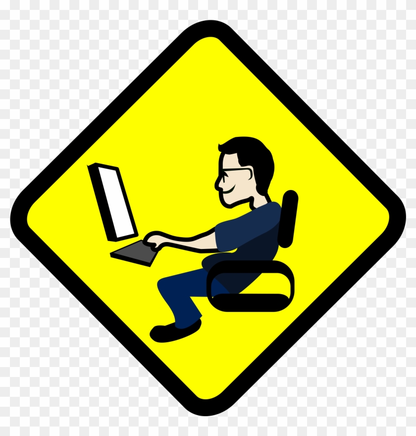 This Free Icons Png Design Of Computer User Warning Clipart #852129
