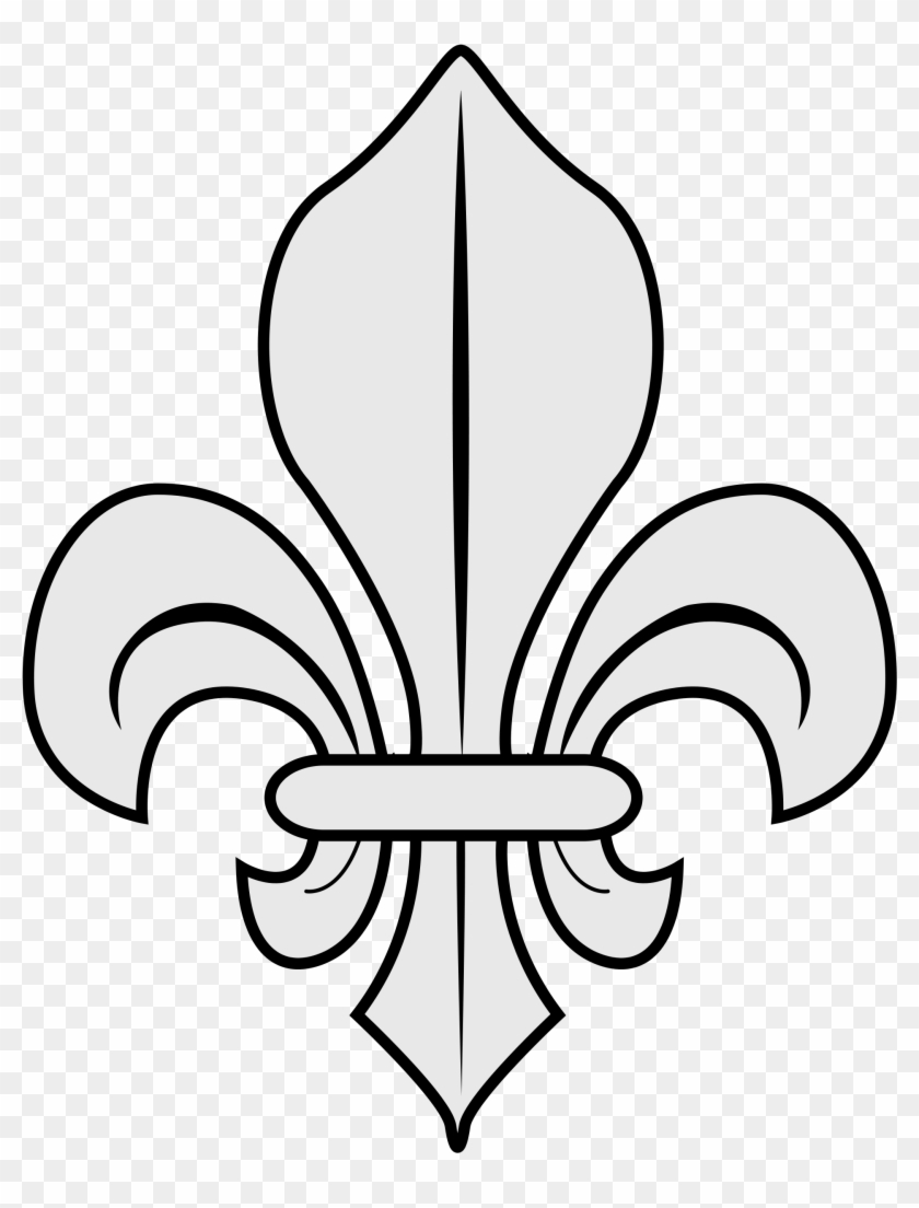 Open - Heraldic Lily Png Free Clipart