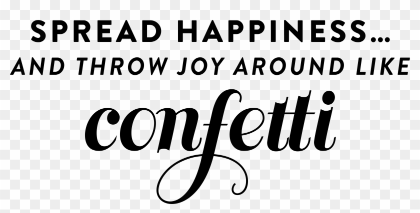 Just Add Confetti Has Been Featured On Kara's Party - Ponoko Clipart