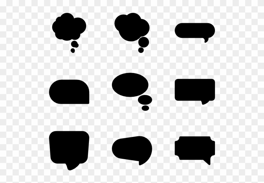 Speech Bubbles - Vinetas Png Clipart
