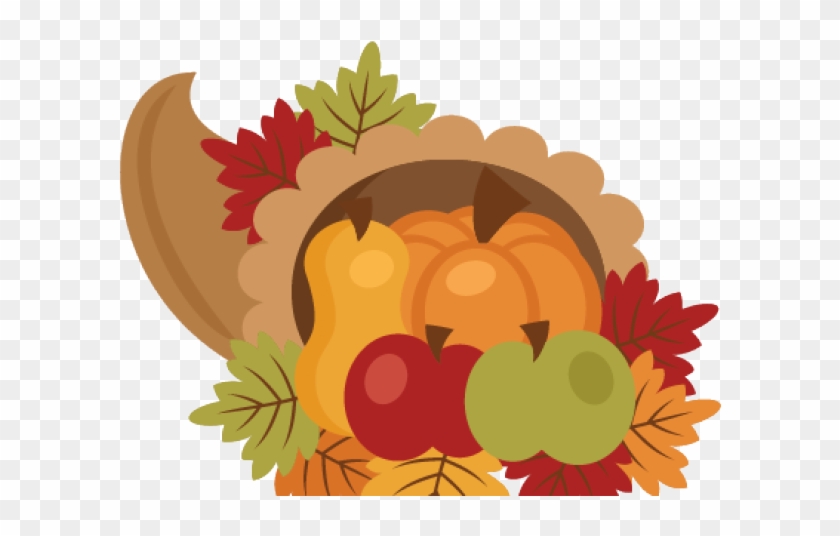 Thanksgiving Cornucopia Clip Art - Png Download