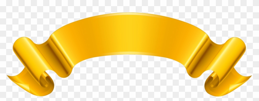 Yellow Ribbon Png Download Image - Gold Ribbon Png Clipart