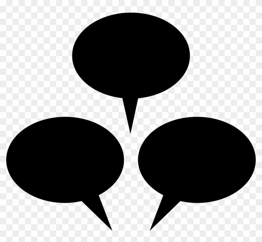 Speech Bubbles Comments - Social Engagement Icon Vector Clipart