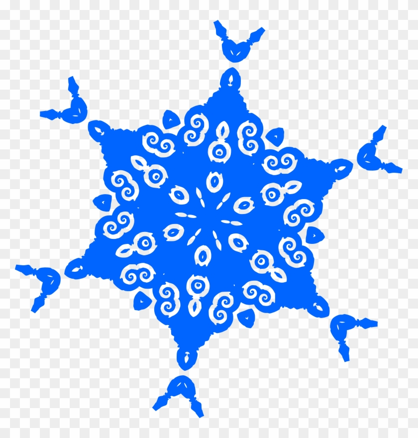 Clipart Snowflake Kaleidoscope - Clip Art - Png Download