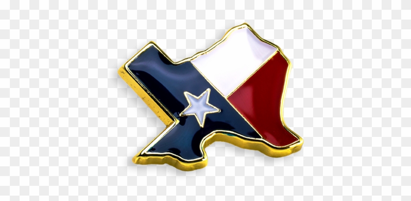 'texas' Flag Pin - Texas Pin Png Clipart