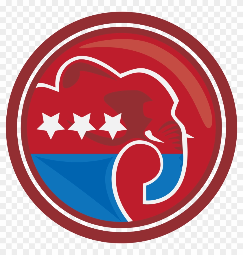 Republican Party Elephant - Republican Party Clipart