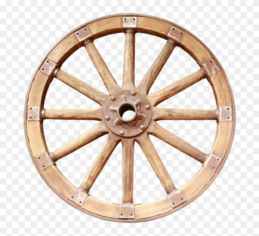 Wagon Wheel Png Image With Transparent Background - Bullock Cart Wheel Png Clipart #853094