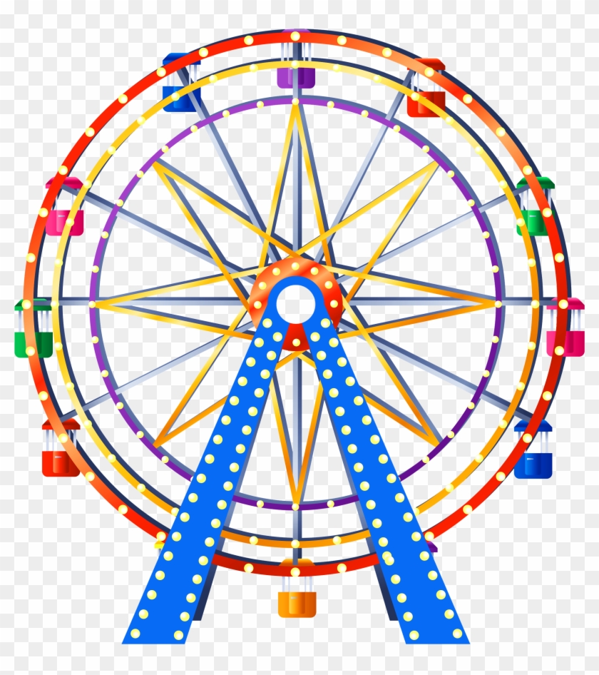Ferris Wheel Png Clip Art - Ferris Wheel Clipart Png Transparent Png