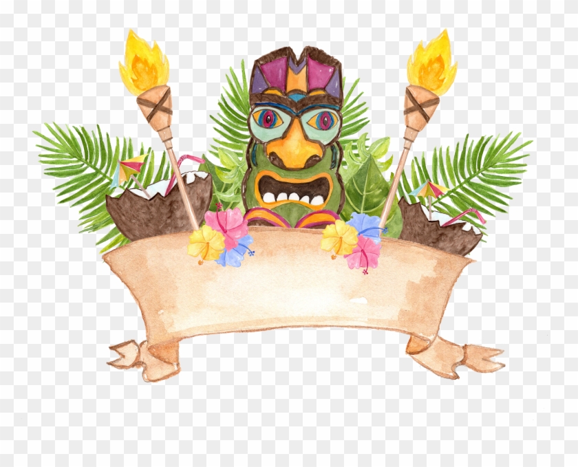 Watercolor Hawaii Clipart By Vivastarki - Png Download #853278