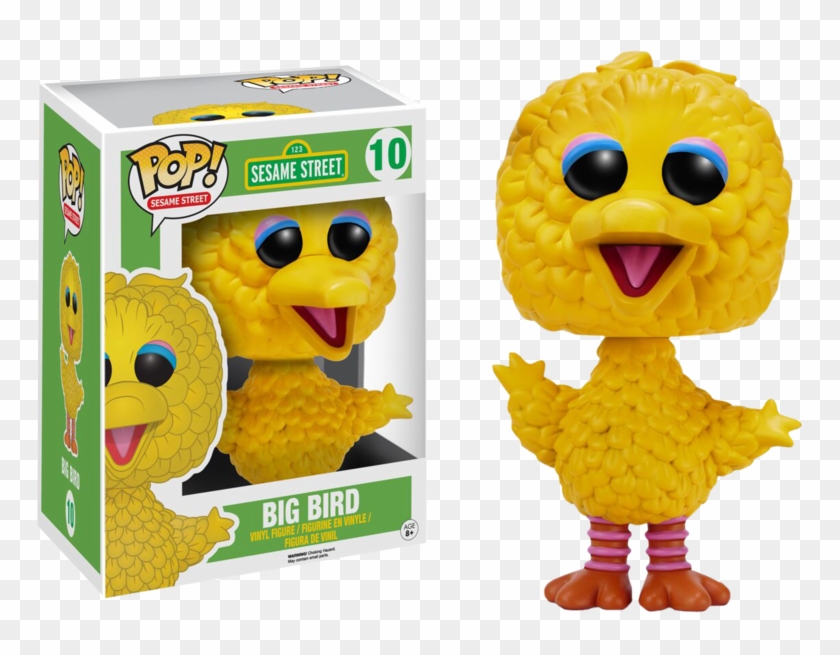 Big Bird 6" Super-sized Pop Vinyl Figure - Big Bird Funko Pop Clipart #853546