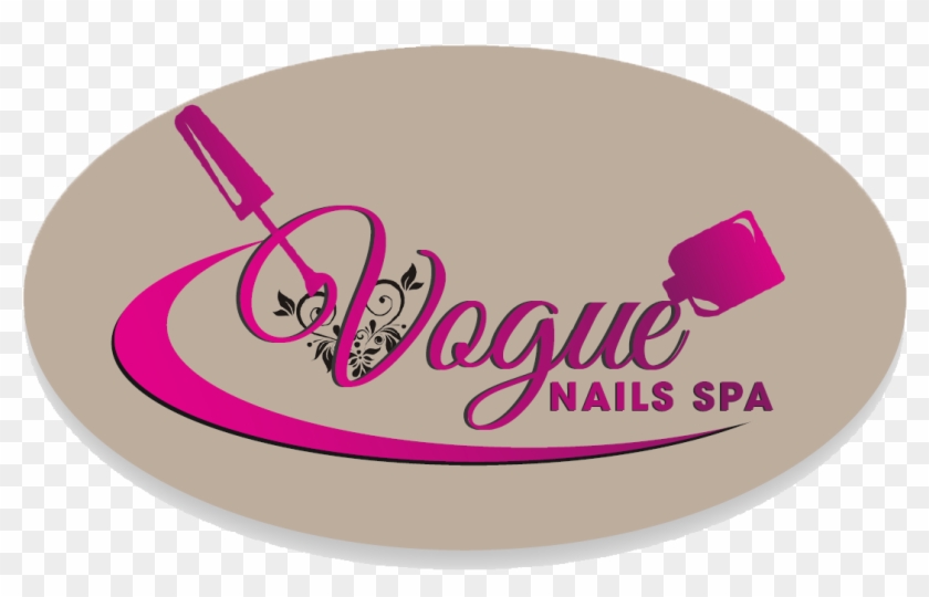 Vogue Nails Logo Clipart