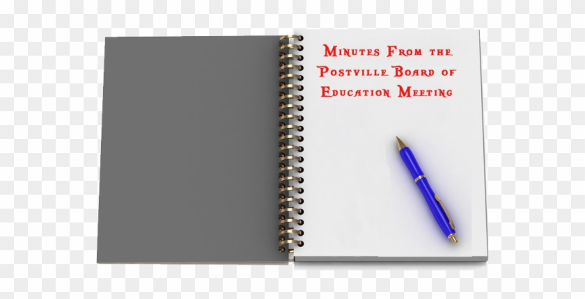 Board Meeting Minutes For February 11, - Notebook Clipart