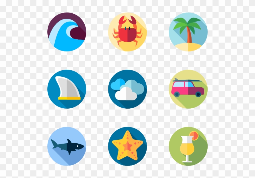 Surf - Flat Icon Clipart #853971