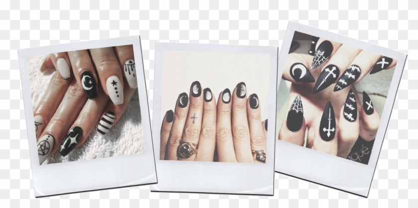 Fashionlush Witchy Inspired Nail Art - Nail Polish Clipart