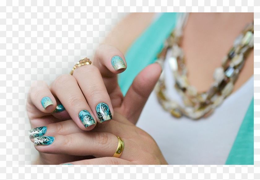 Salon Nails - Nail Polish Clipart #854100