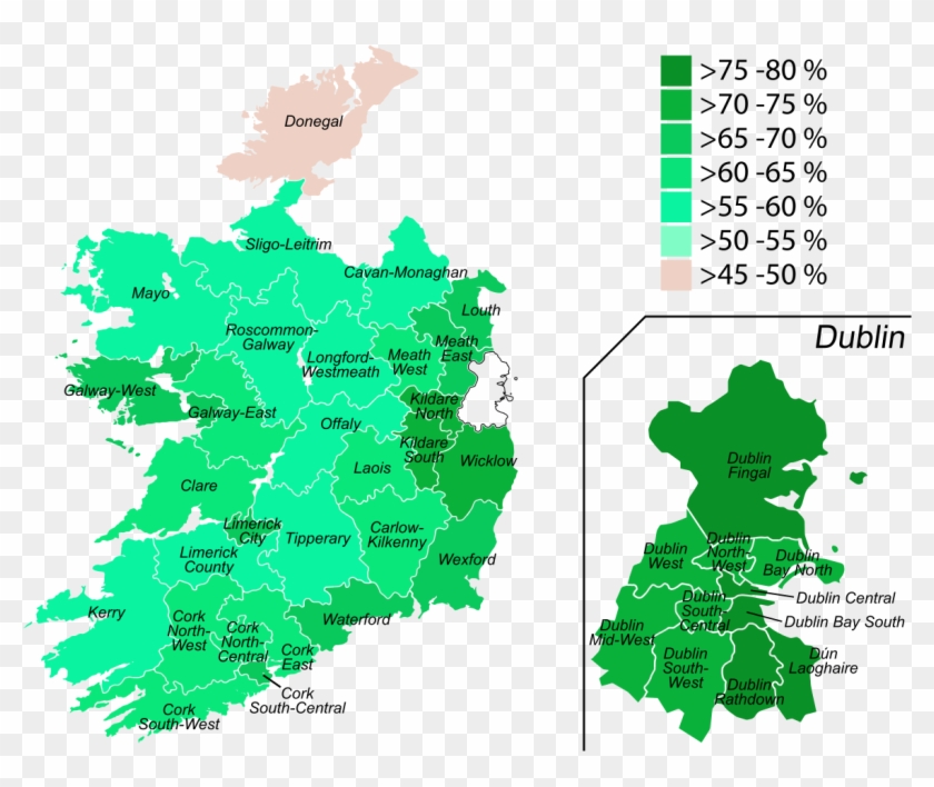 Map Ireland Black And White Clipart #854181