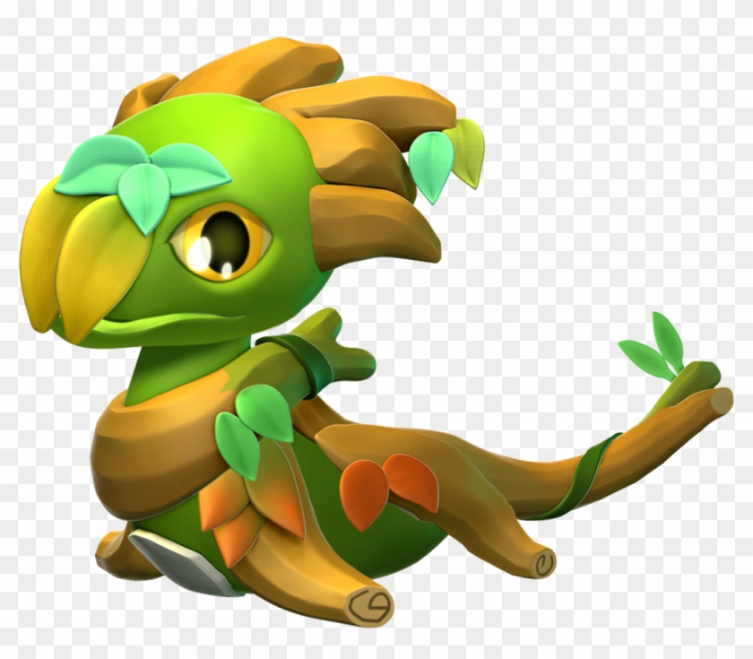 Jungle Dragon Baby - Cartoon Clipart