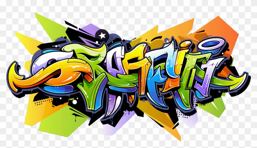 Sticker Graffiti Multi Couleurs Ambiance Sticker Col - Sticker Mural Graffiti Clipart #854234