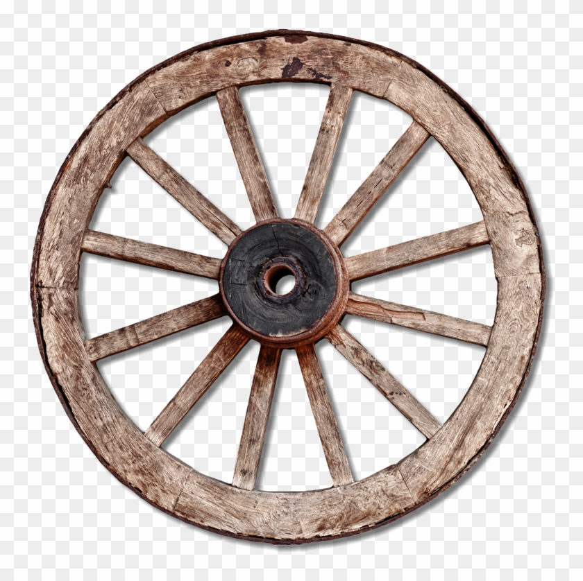 Old Wagon Wheel - Old Cart Wheels Png Clipart #854373