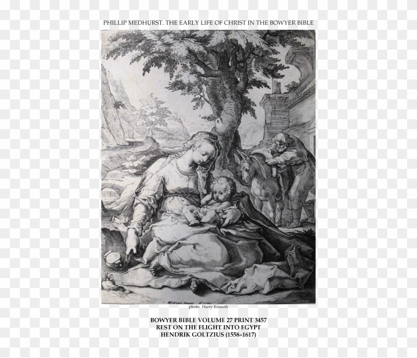 Early Life Of Christ In The Bowyer Bible Print 10 Of - Visual Arts Clipart