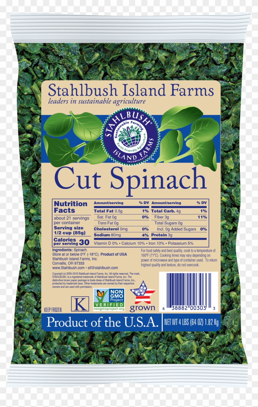 Fs Spinach Bag - Stahlbush Island Farms Clipart #854678