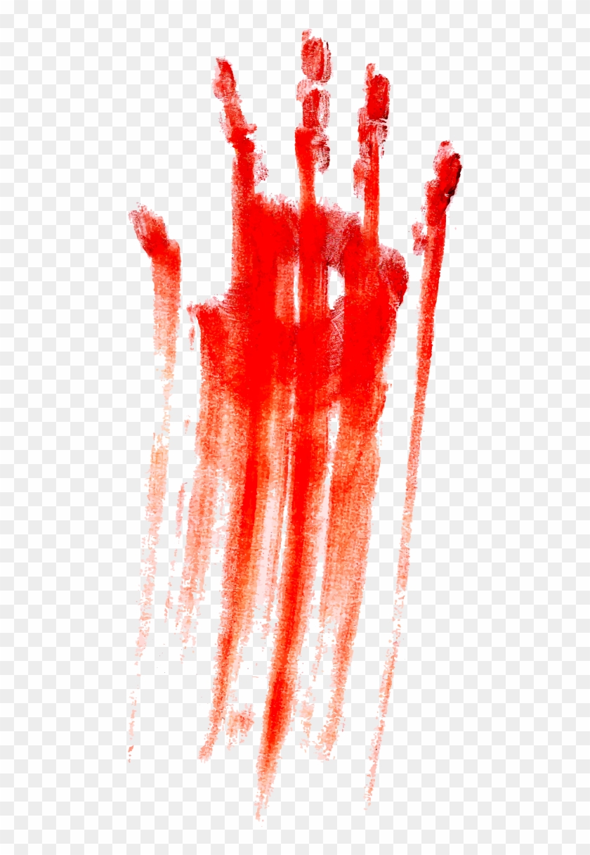 Bloody Handprint Clipart #854758