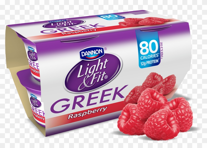 Greek Yogurt Raspberry - Dannon Greek Yogurt Raspberry Clipart #854883